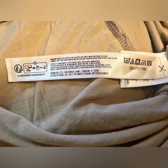 Free People Movement Hot Shot Romper Mini Dress in Mocha Latte Sz Small - Picture 13 of 14